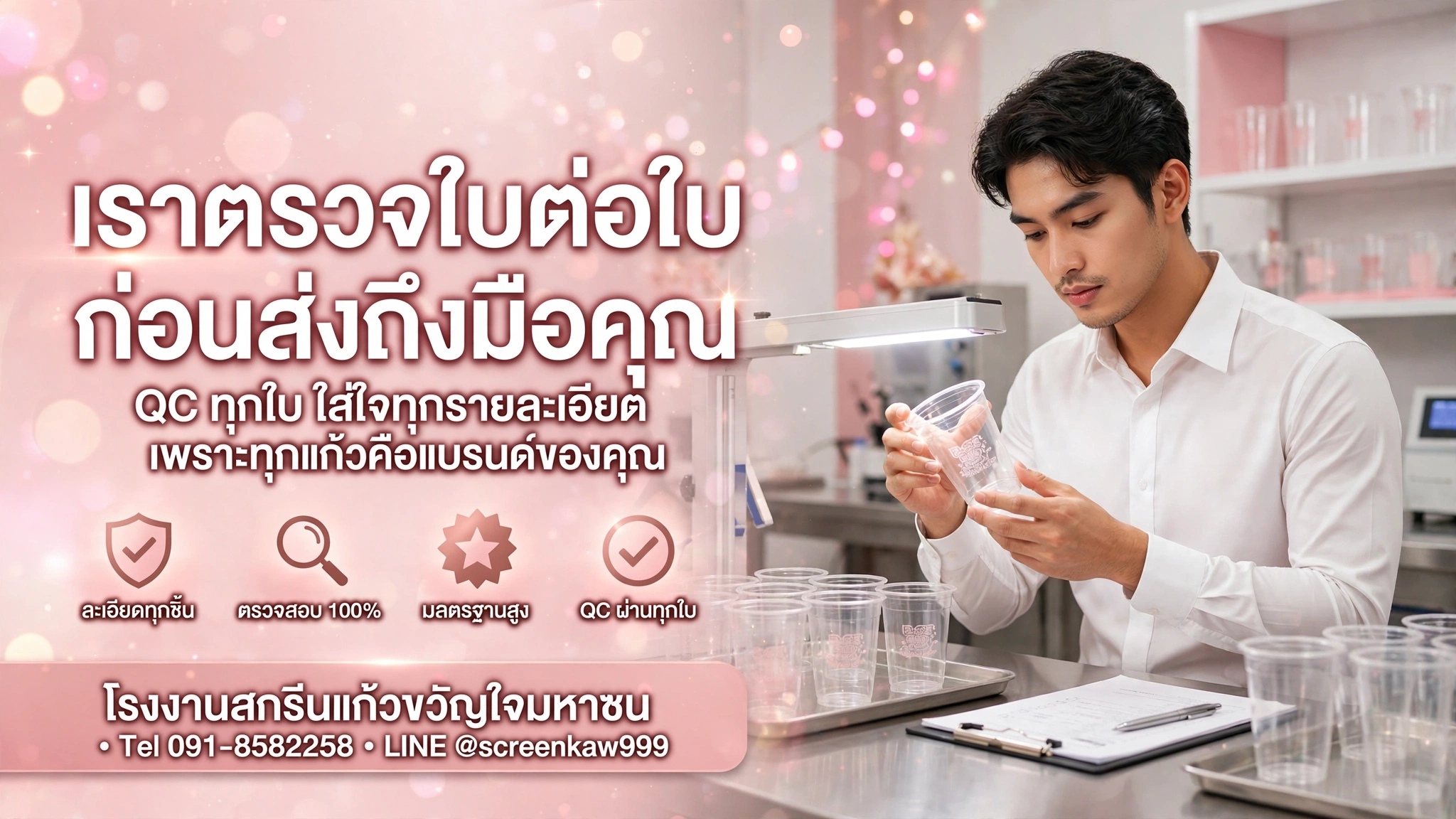 งานสกรีนที่ดี ไม่ควรดูแค่ว่า “มี Logo ครบไหม?